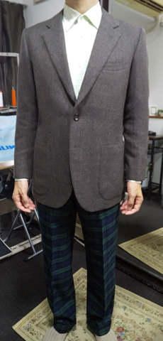 IMG: 秋冬ジャケットの完成。